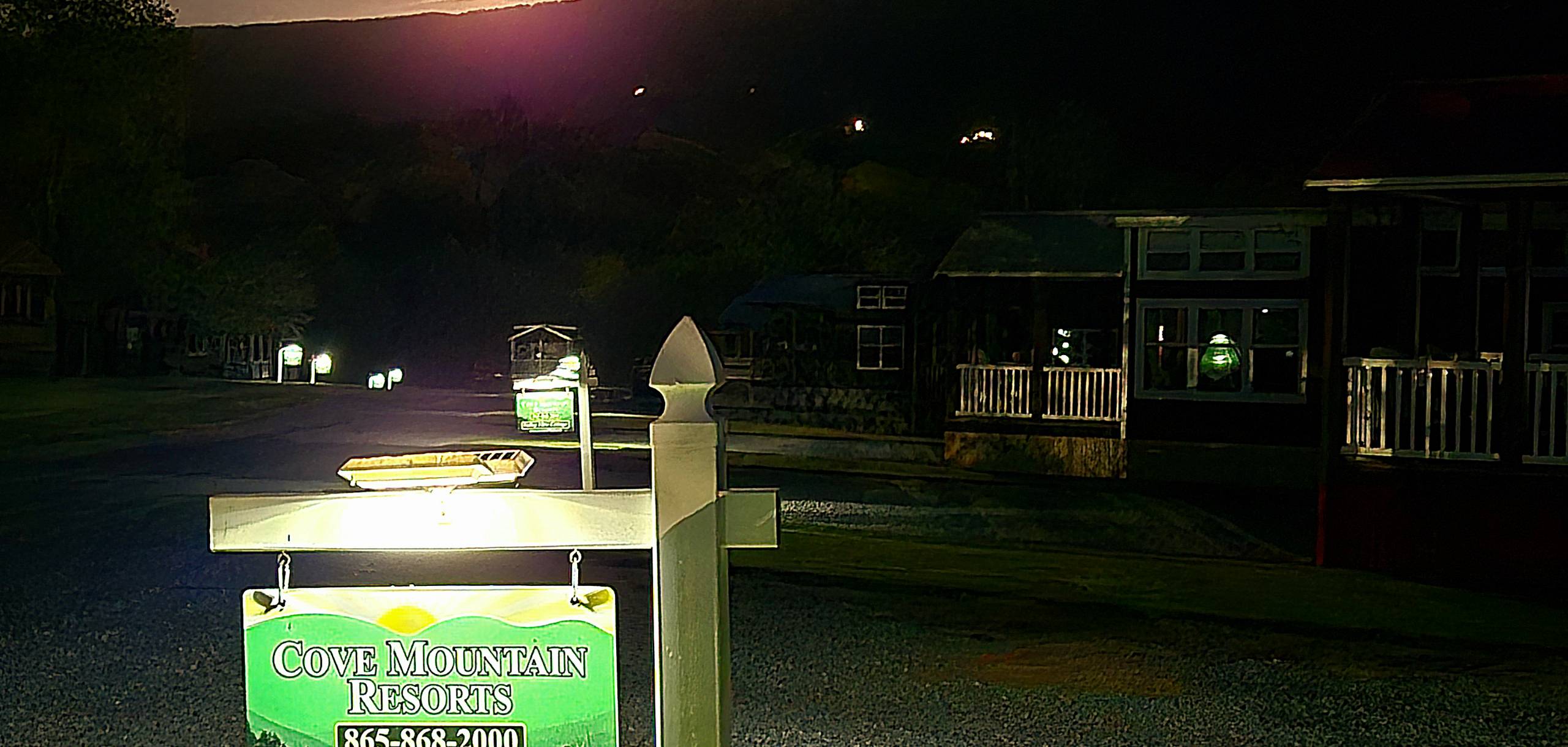 Tiny Homes at Night Tiny Homes at Night